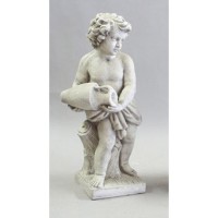 Water Pourer Cherub 38 Fiberglass Resin Indoor/Outdoor Garden Statue