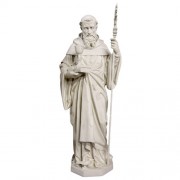 Saint Benedict For Lent - Lightweight Fiberglass Resin - Indoor/Outdoor Statue