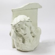 Head / Chest Of Christ Crucified Bust Lightweight Fiberglass Resin Indoor/Outdoor Church Statuary