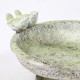 Finch Bird Bath 6in. Fiber Stone Resin Indoor/Outdoor Garden Statue -  - FS8301