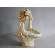 BASKET WITH BOW ON TOP Fiberglass Resin Indoor/Outdoor Statuary BASKET WITH BOW ON TOP Fiberglass Resin Indoor/Outdoor Statuary
