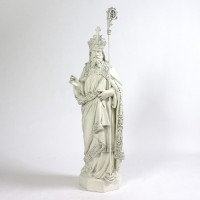 ST. AUGUSTINE 42"H Lightweight Fiberglass Resin Indoor/Outdoor Church Statuary