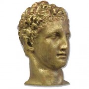 Hermes Antiquity Head 9in. High - Fiberglass Resin - Outdoor Statue Hermes Antiquity Head 9in. High - Fiberglass Resin - Outdoor Statue