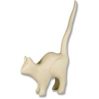 Scary Cat 49in. - Fiberglass Resin - Indoor/Outdoor Statue/Sculpture