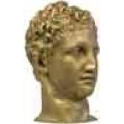 Hermes Antiquity Head 9"H Fiber Stone Indoor/Outdoor Garden Statue Hermes Antiquity Head 9"H Fiber Stone Indoor/Outdoor Garden Statue