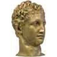Hermes Antiquity Head 9"H Fiber Stone Indoor/Outdoor Garden Statue