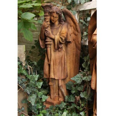 Majestic Angel Guard Right - Fiber Stone Resin - Indoor/Outdoor Statue -  - FS9051R