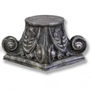 Gothic Case Cap. Candleholder - Lightweight Fiberglass Resin - Outdoor Statue