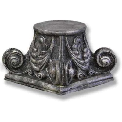 Gothic Case Cap. Candleholder - Fiberglass - Outdoor Statue -  - HF6850