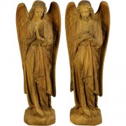 Chapel Angels Set 25" - Fiberglass Resin Indoor/Outdoor Garden Statue