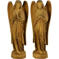 Chapel Angels Set 25" - Fiberglass Resin Indoor/Outdoor Garden Statue