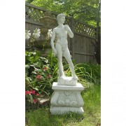 David Mounted Riser Stand Pedestal Statue Base - Fiberglass Resin - Statue