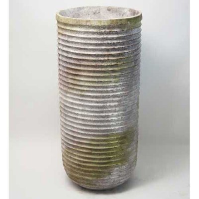 Arch Ribbed cylinder 44in. Fiberglass Indoor/Outdoor Garden -  - F60220