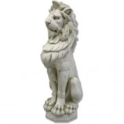 Guardian Lion Set 31in. - Fiberglass Resin - Indoor/Outdoor Statue