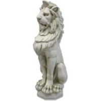 Guardian Lion Set 31in. - Fiberglass Resin - Indoor/Outdoor Statue