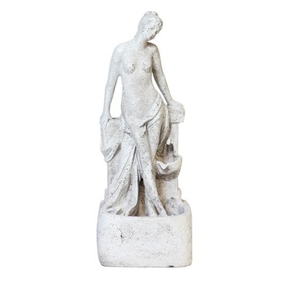 Bona Dea Fountain 35in. Plumbed - Fiber Stone Resin - Outdoor Statue -  - FS69530