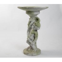 Boy Of Barga Birdbath - Fiberglass Resin - Indoor/Outdoor Statue