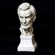 Lincoln Bust 10in. - Fiberglass Resin - Indoor/Outdoor Garden Statue