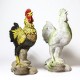 Rooster Crowing 28in. Fiberglass Resin Indoor/Outdoor Garden Statue -  - F6598
