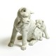 Boxer Dog And Pup Fiberglass Indoor/Outdoor Garden -  - F9163