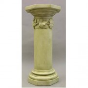 Maple Leaf Riser Stand Pedestal Statue Base 36in. - Fiberglass Resin