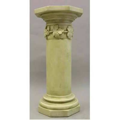 Maple Leaf Riser Stand Pedestal Statue Base 36in. - Fiberglass Resin -  - AK908