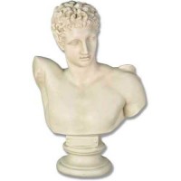Hermes Bust Small 13 Inch Fiberglass Resin - Indoor/Outdoor Statue