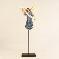 Gloria In Excelsis Deo (Wall) Fiberglass Resin Indoor/Outdoor Garden Statue