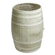 Whiskey Barrel Fiber Stone Resin Indoor/Outdoor Statuary -  - FS60294