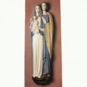 Holy Family (Wall Unit) 5' Fiberglass Resin Indoor/Outdoor Garden