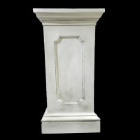 Ben Hur Square Pedestal 59in. Fiber Stone Indoor/Outdoor Statuary