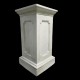 Ben Hur Square Pedestal 59in. Fiber Stone Indoor/Outdoor Statuary -  - FSDS161
