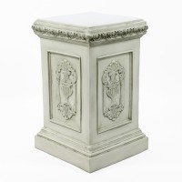 Grif Stand Pedestal Statue Display Base/Riser 26 In. Lightweight Fiberglass Resin