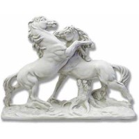 Fighting Horses - Fiberglass Resin - Indoor/Outdoor Statue/Sculpture Fighting Horses - Fiberglass Resin - Indoor/Outdoor Statue/Sculpture
