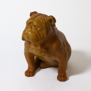 American Bulldog for Frontdoor / Porch Steps Fiberglass Resin Indoor/Outdoor Statue/Sculpture