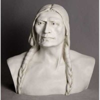 American Indian - Fiberglass Resin 28in. Indoor/Outdoor Garden Statue