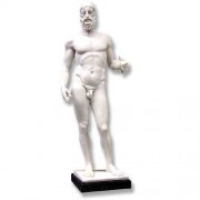 Bronzes Of Riacci 15in. High Carrara Marble Statuary Bronzes Of Riacci 15in. High Carrara Marble Statuary