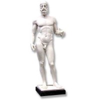 Bronzes Of Riacci 15in. High  Carrara Marble Statuary