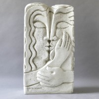 Good Morning Good Night 18" - Fiberglass Resin Indoor/Outdoor Garden Statue