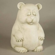 Bugsey Bear 16in. - Fiberglass Resin - Indoor/Outdoor Garden Statue
