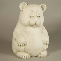 Bugsey Bear 16in. - Fiberglass Resin - Indoor/Outdoor Garden Statue