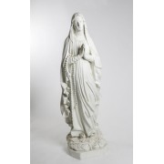 OUR LADY OF LOURDES 5'4" - Lightweight Fiberglass Resin Indoor/Outdoor Church Statuary