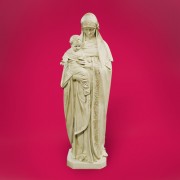 BERNESE MARY & CHILD 5' Lightweight Fiberglass Resin Indoor/Outdoor Garden