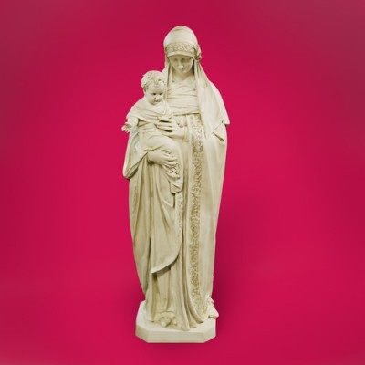BERNESE MARY & CHILD 5  Fiberglass Indoor/Outdoor Garden -  - F24153