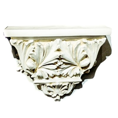 Horizontal Leaf Bracket Fiberglass Indoor/Outdoor Garden -  - F360