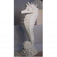 Seahorse - 58in. - Fiberglass Resin - Indoor/Outdoor Statue/Sculpture