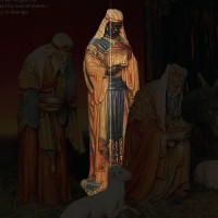 SAINT CASPAR WISEMAN FOR LIFESIZE SET 5' Lightweight Fiberglass Resin Indoor/Outdoor Church Statuary