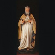 ST. PETER THE APOSTLE 5' - Lightweight Fiberglass Resin Indoor/Outdoor Church Statuary