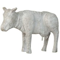 Garden Cow 16in. - Fiberglass Resin - Indoor/Outdoor Garden Statue Garden Cow 16in. - Fiberglass Resin - Indoor/Outdoor Garden Statue