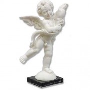 Puttino By Verrocchio - Carrara Marble Indoor Statue Puttino By Verrocchio - Carrara Marble Indoor Statue